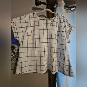 Boutique Brand Plaid Blouse Size 1x